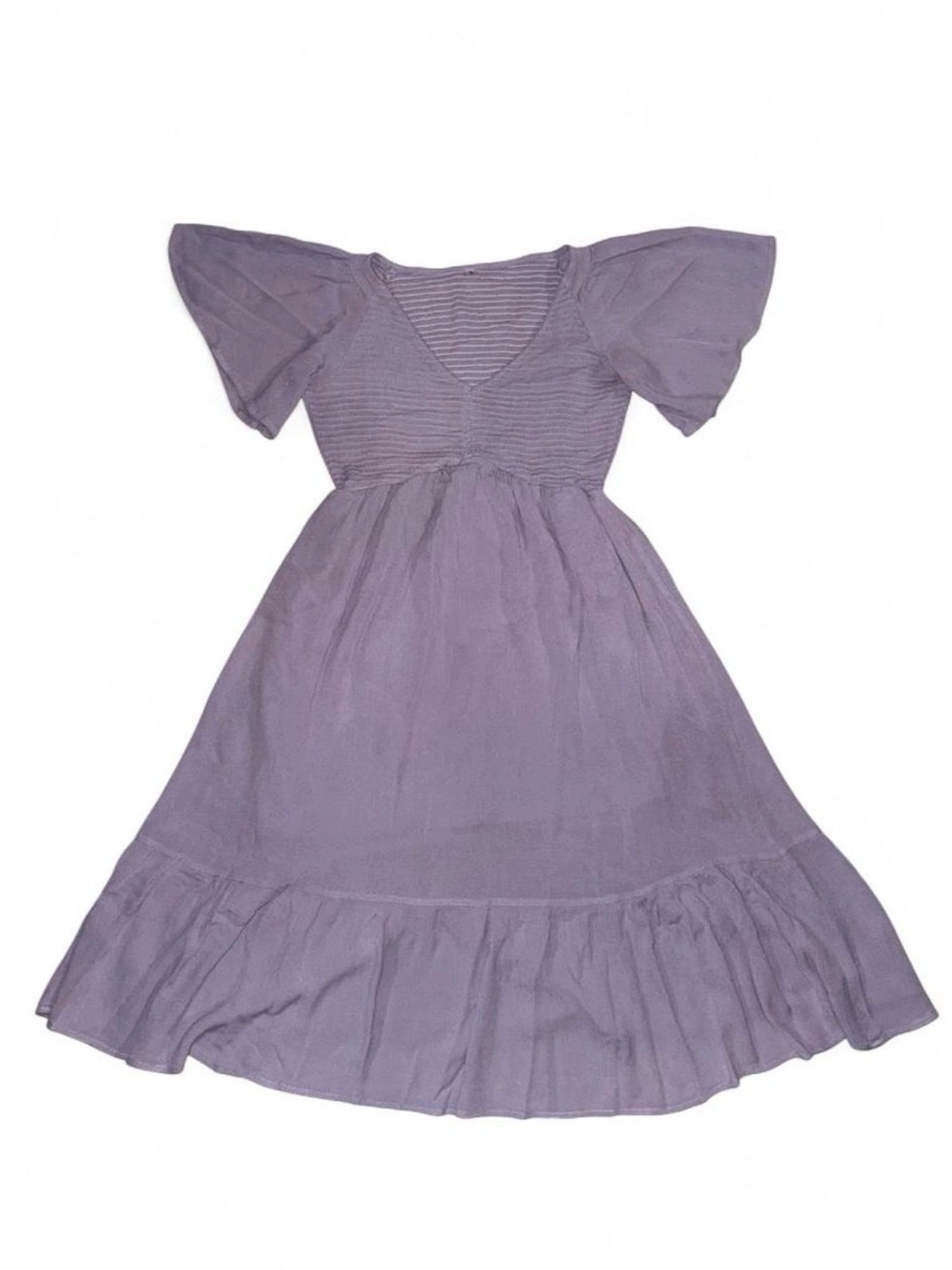 Lavender Ruffle Dress